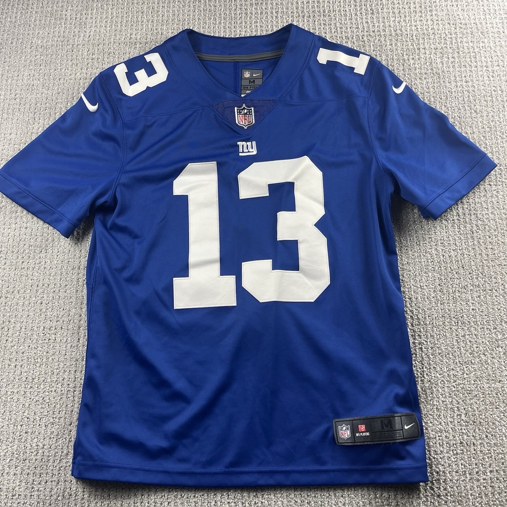 Nike New York Giants On Field Odell Beckham Jr. Stitched Jersey #13 Mens Medium